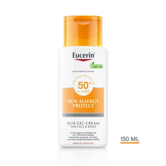 EUCERINželejkrēmsaraizsardzībupretsaulesalerģijusejaiunķermenimSUNALLERGYPROTECT,SPF50+,150ml