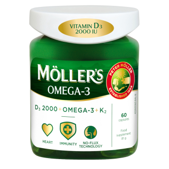 MOLLERSDVITAMINEXTRA,60капсулы