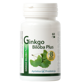 GINKGOBILOBAPlus,kapsulas,60gab.